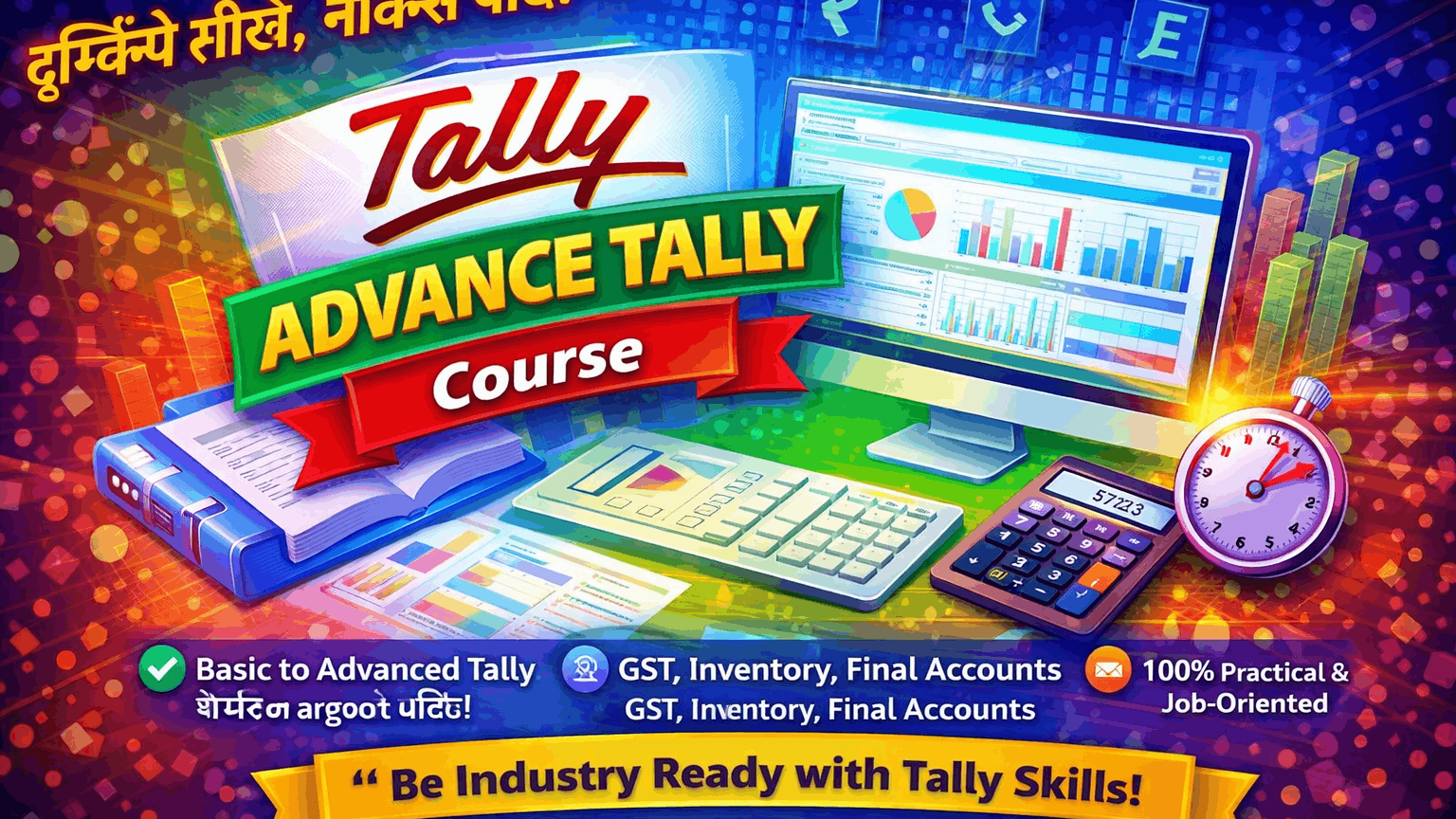 Certificate Course In Computerized Accounting  (3 Months)